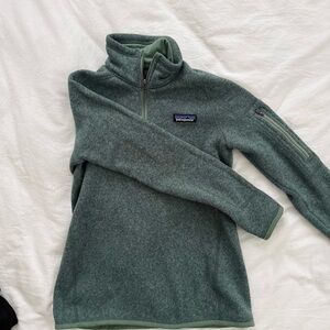 Patagonia Women's Better Sweater1/4-Zip Fleece Green